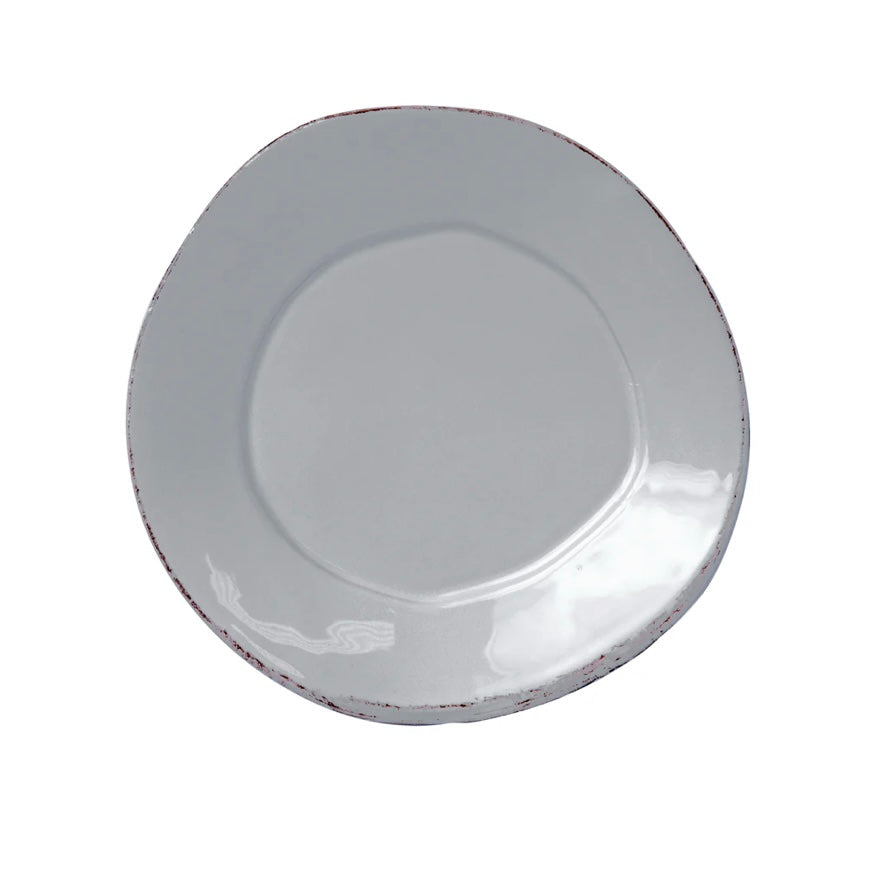 Vietri Lastra Salad Plate Gray