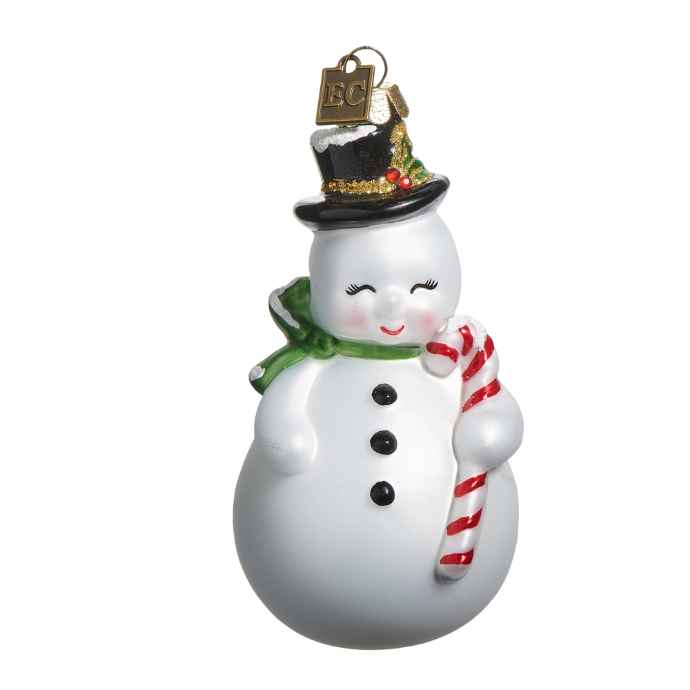 Snowman Blow Mold Ornament