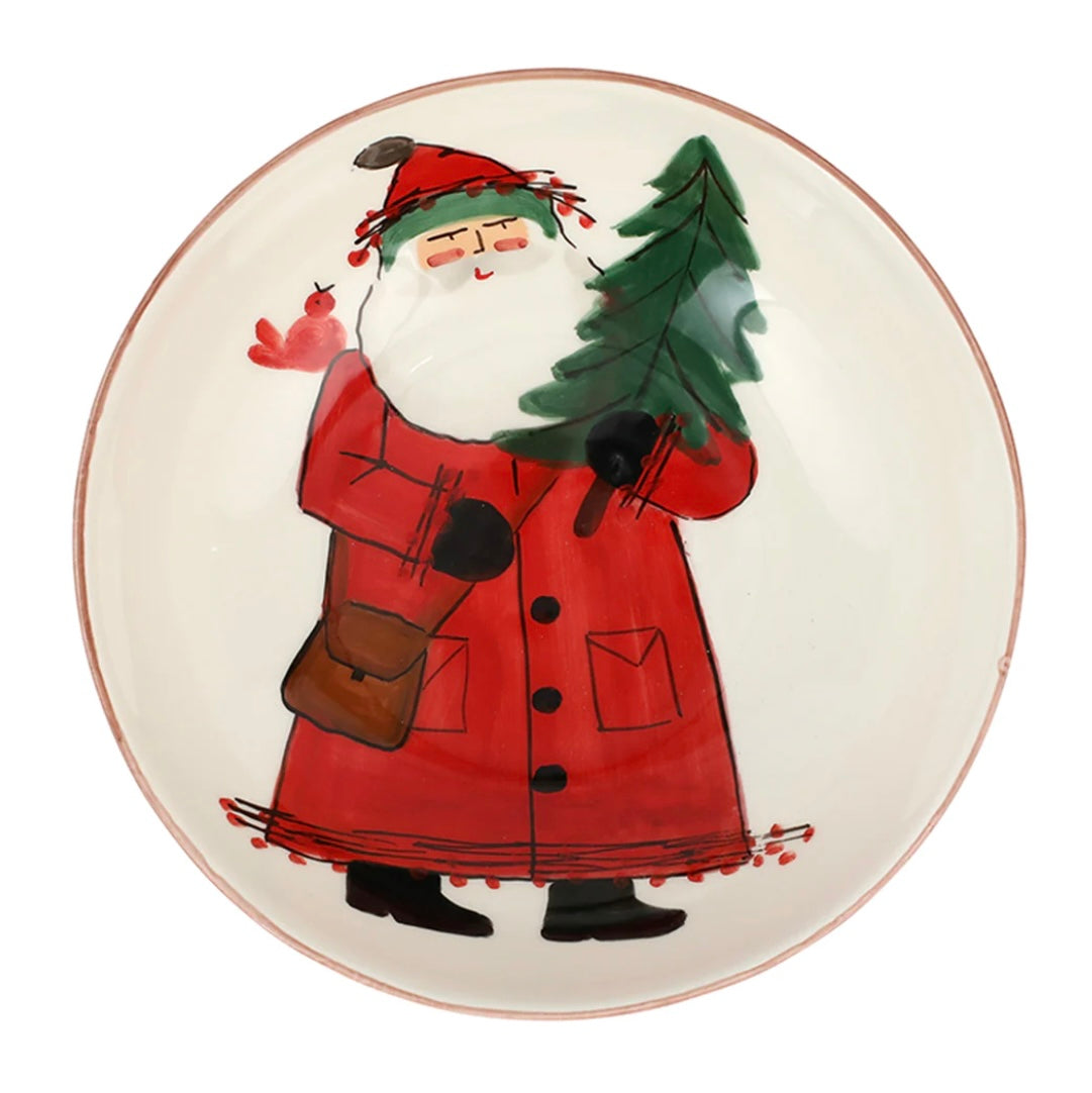 Vietri Old St Nick Medium Serving Bowl