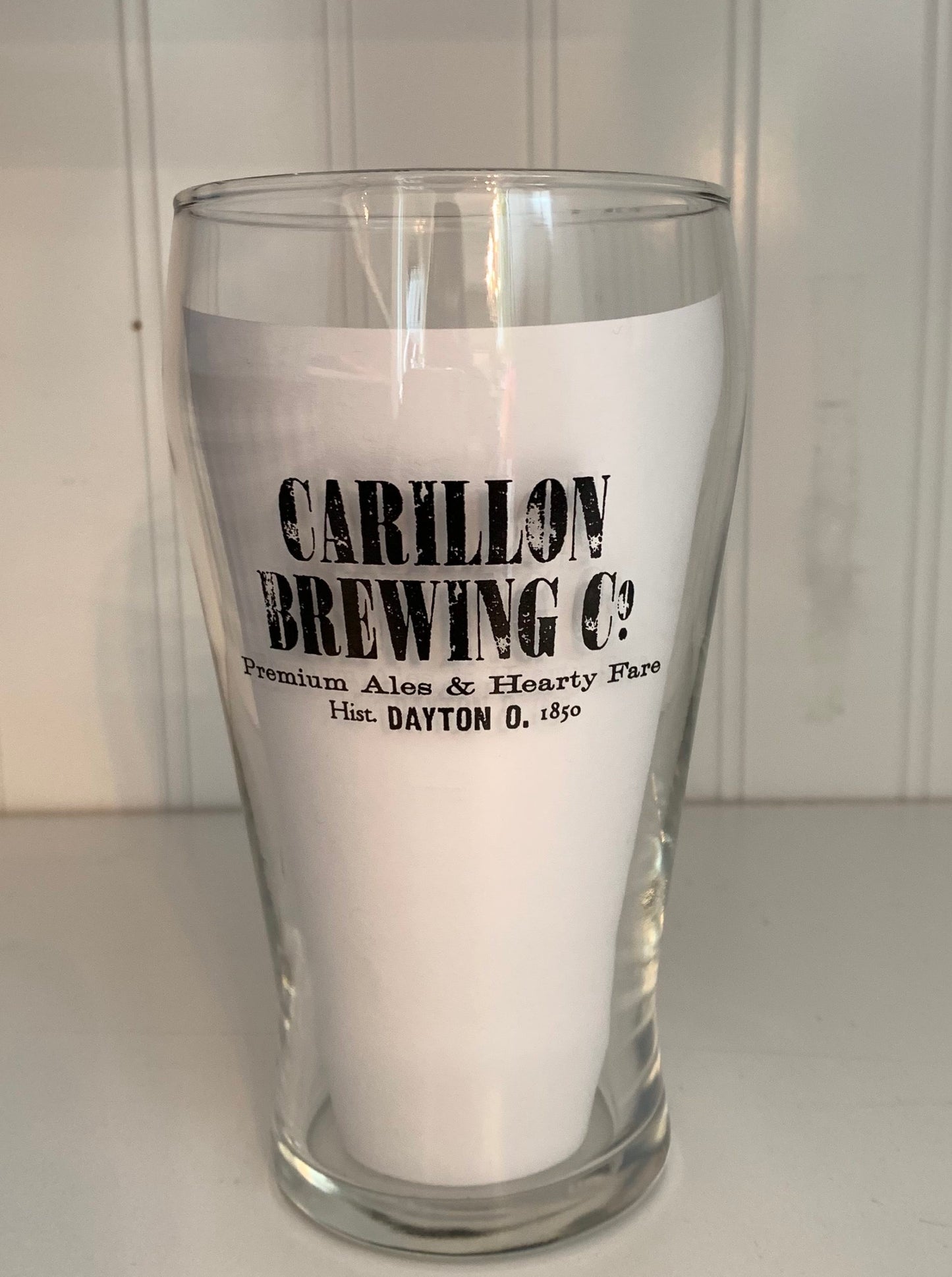 Carillon Brewing Company Pint Glass Dayton OH