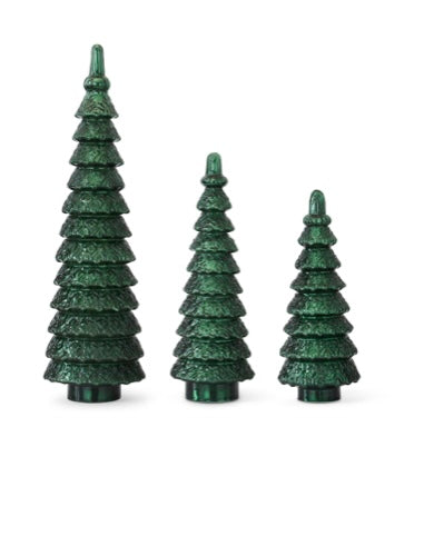 Green Glass Tree Medium 22.5”