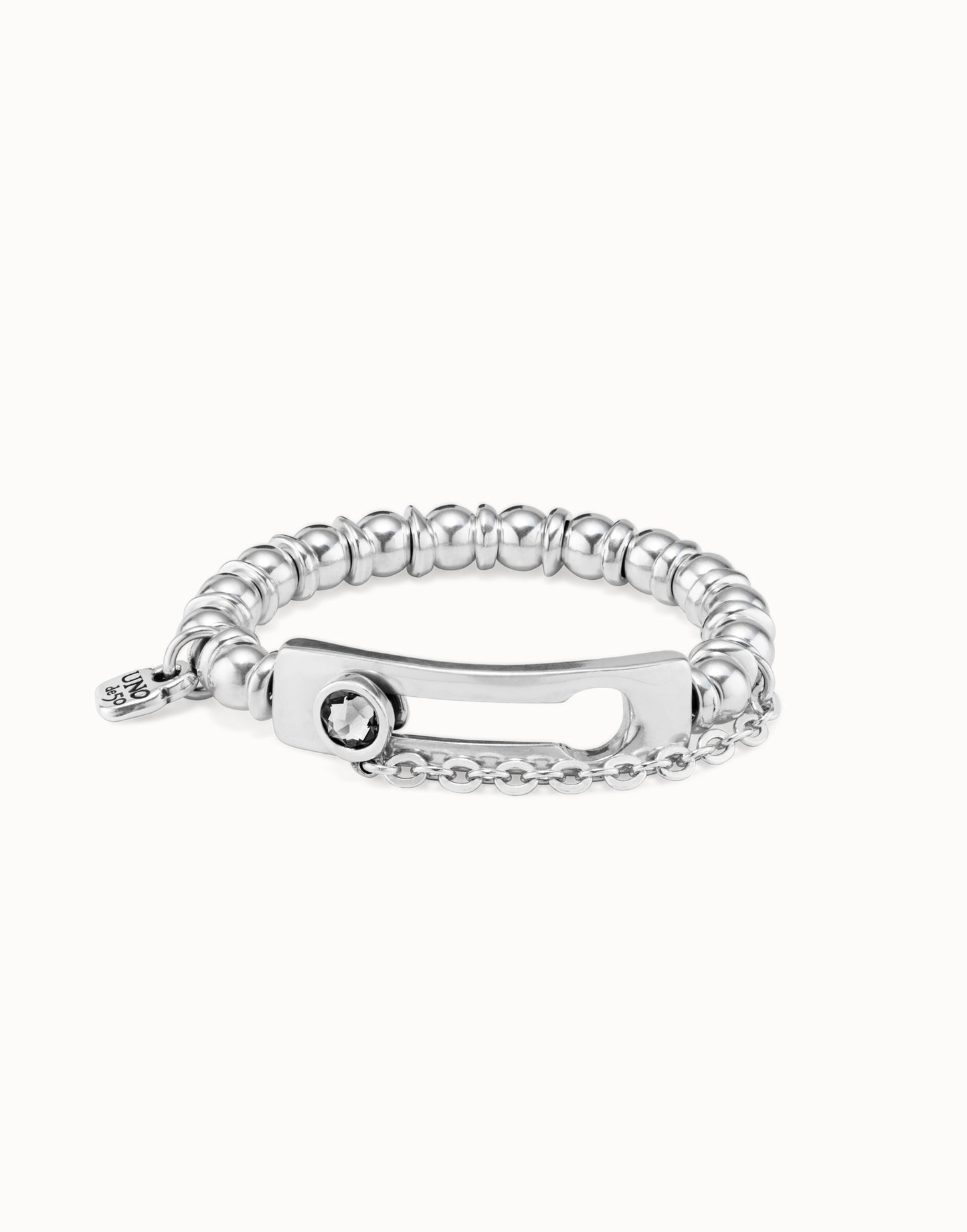 UNO de 50 Empower Silver Bracelet