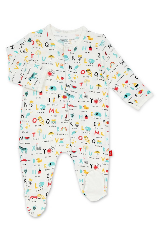 Magnetic Me ABC Love Footie  0-3m