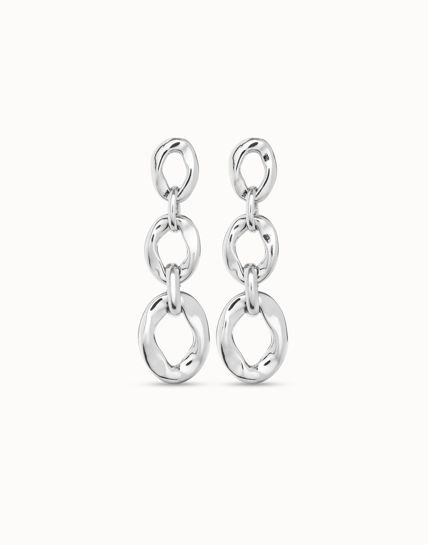 UNO de 50 YOLO Silver Earrings