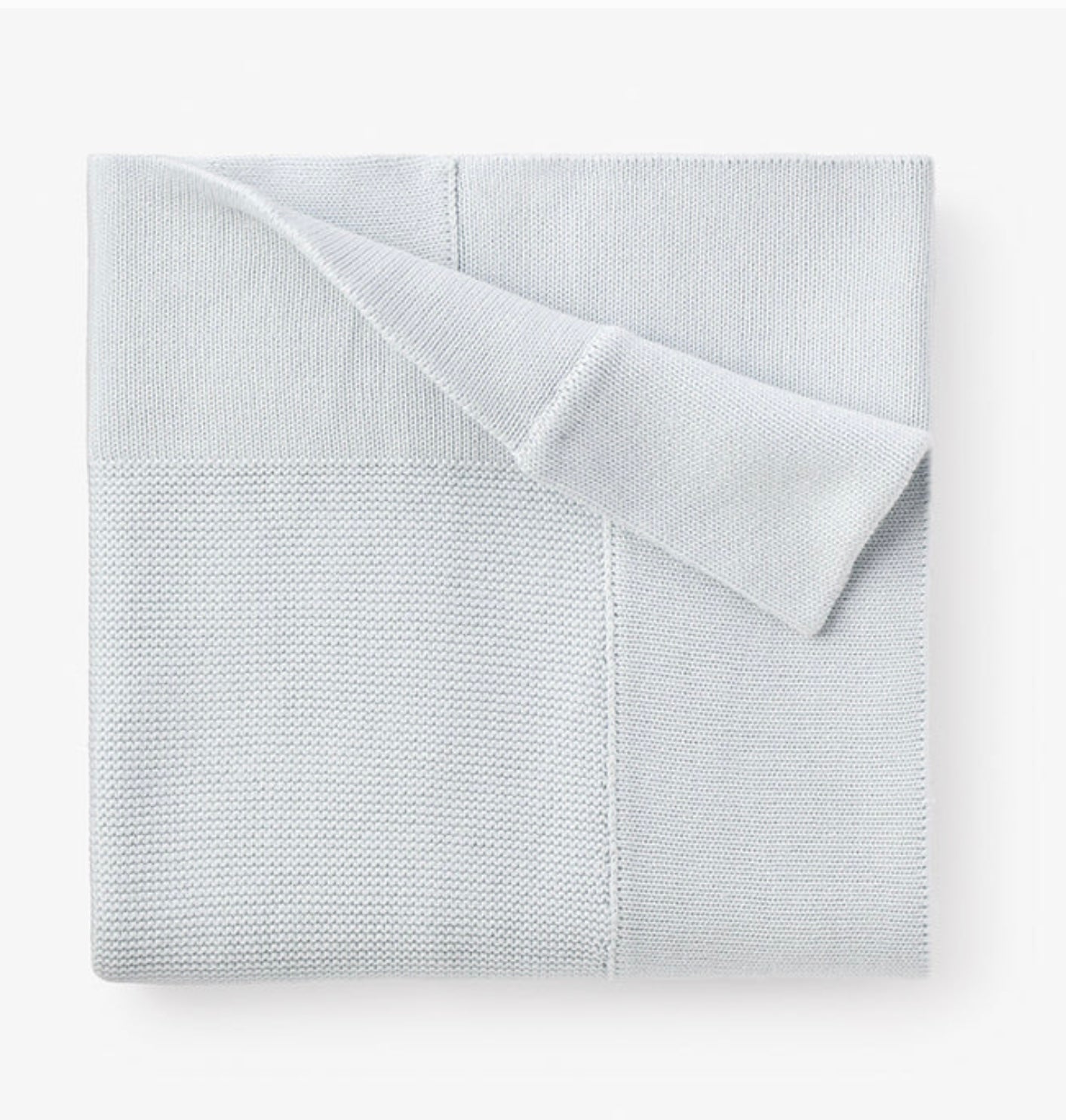 Elegant Baby Pale Blue Sofia & Finn Knit Blanket