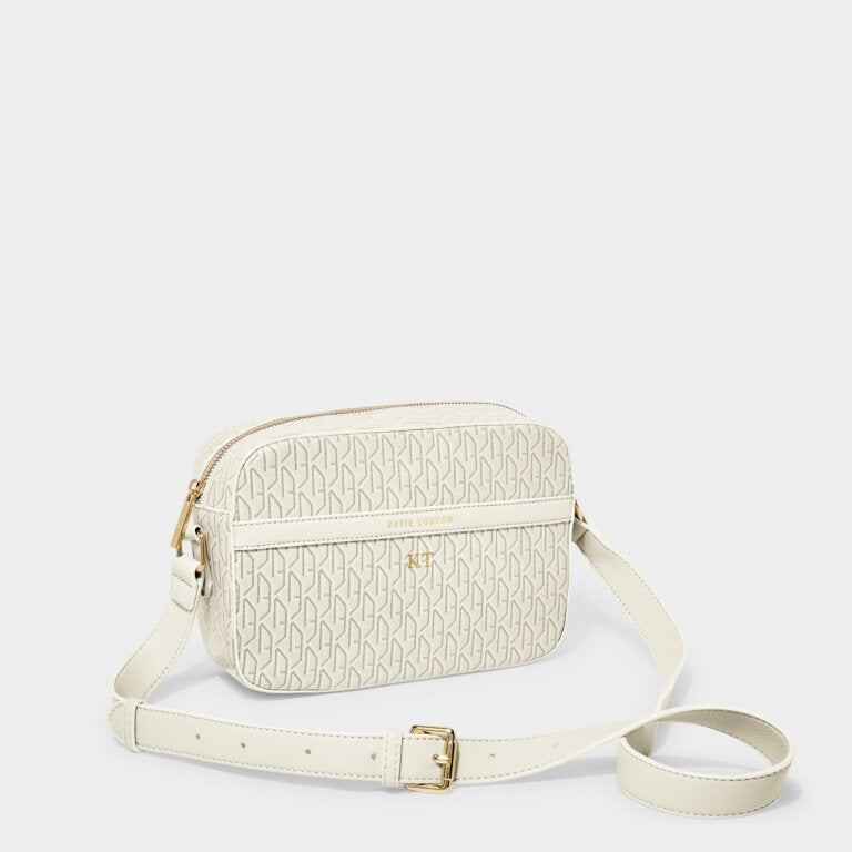 Katie Loxton Signature Crossbody Bag Off White