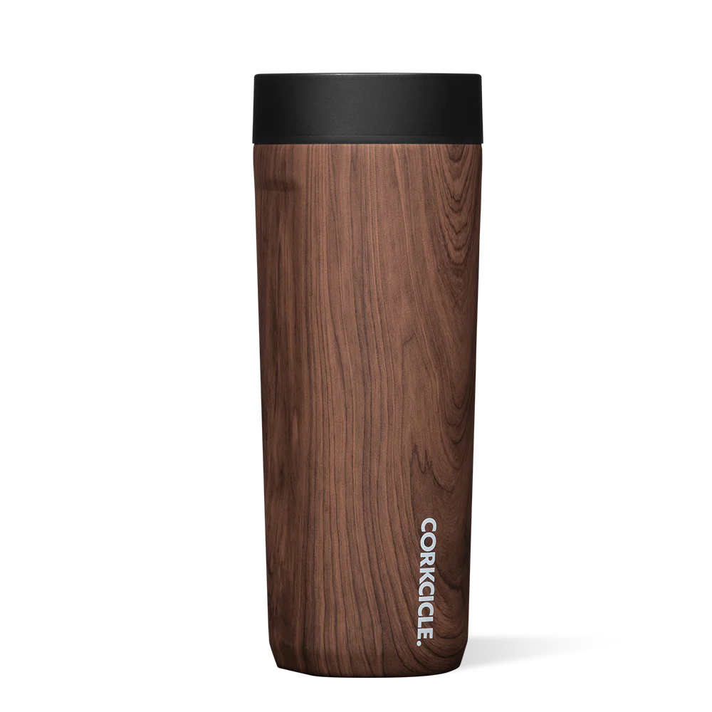 Corkcicle Commuter Cup Walnut Wood 17oz