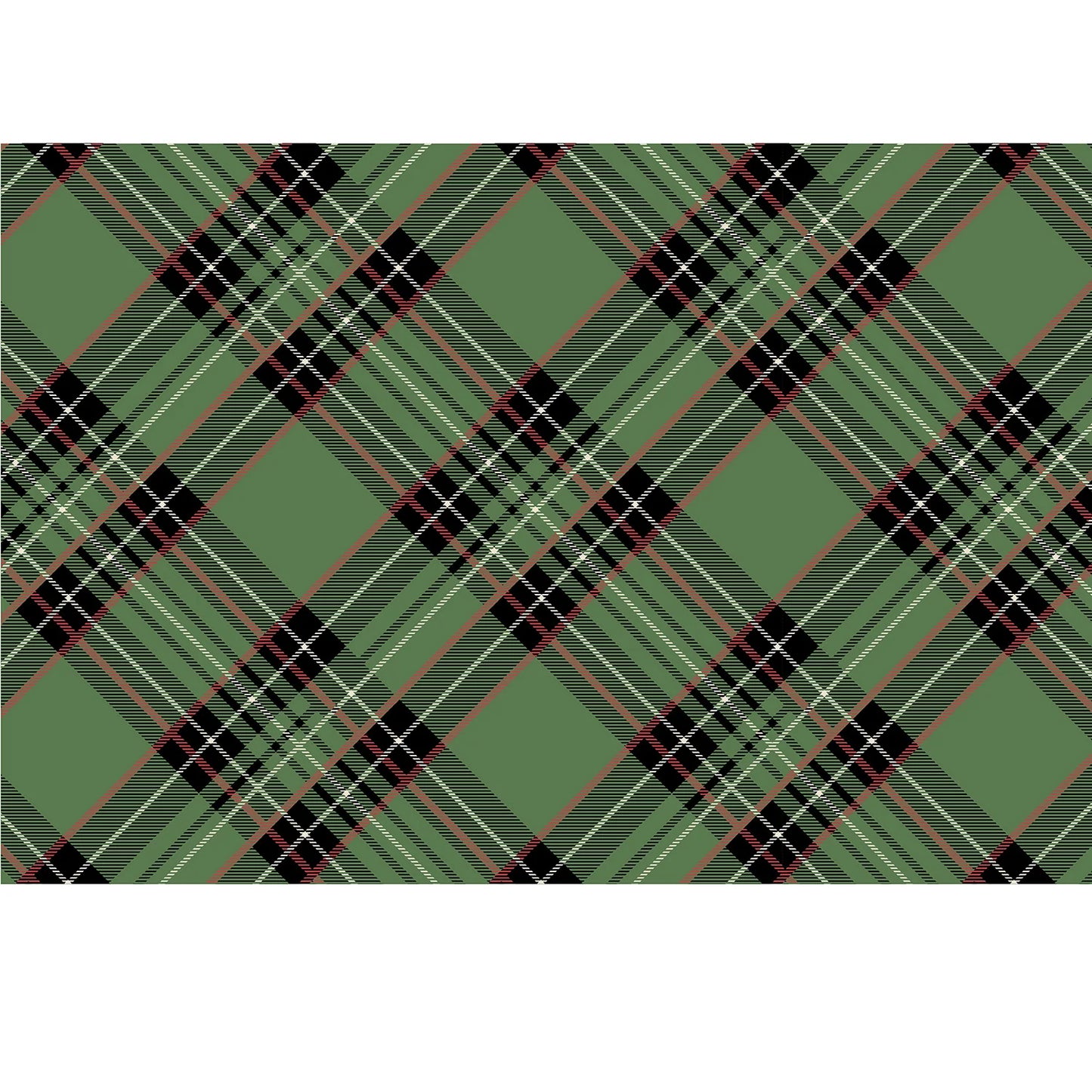 Hester and Cook Green Plaid Placemats