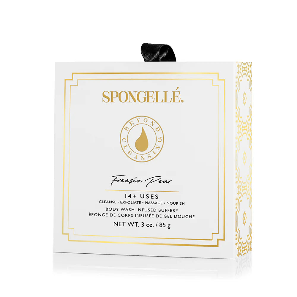Spongelle Daisy Collection Boxed Flower Freesia Pear White