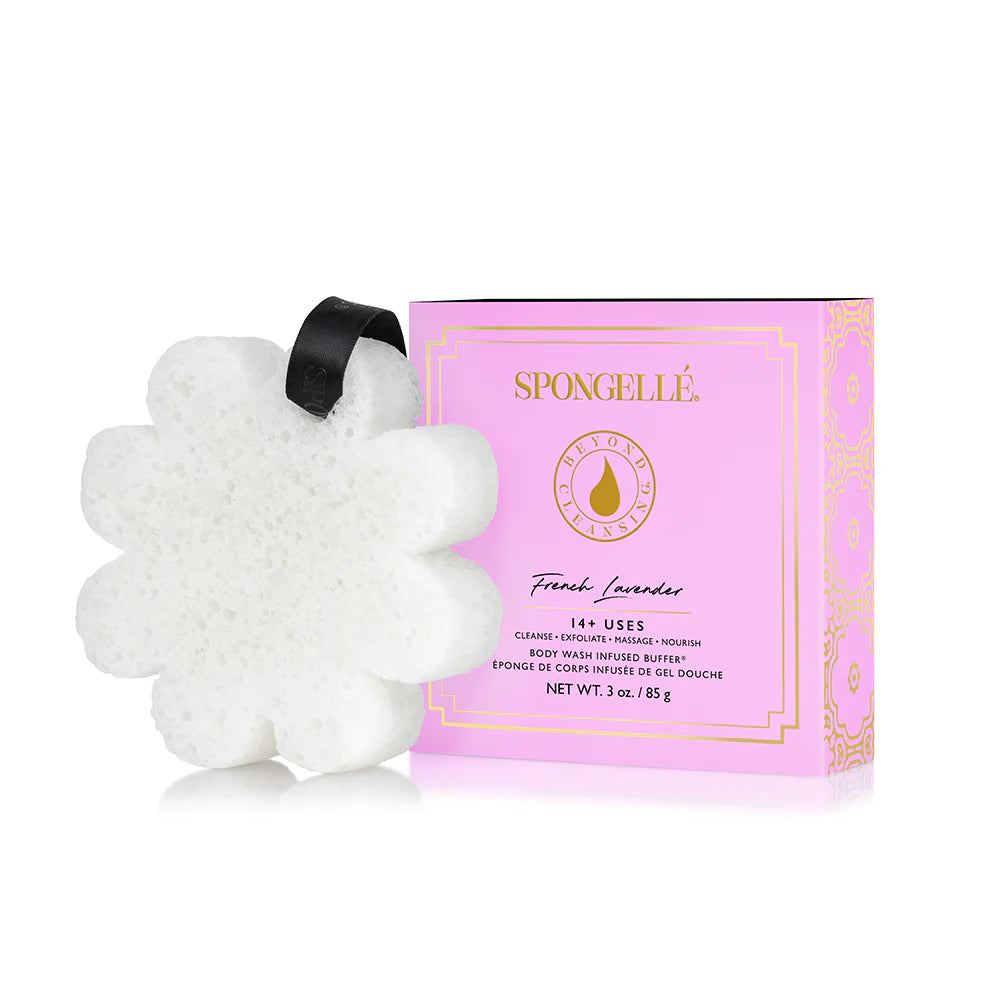 Spongelle Daisy Collection Boxed Flower French Lavender White