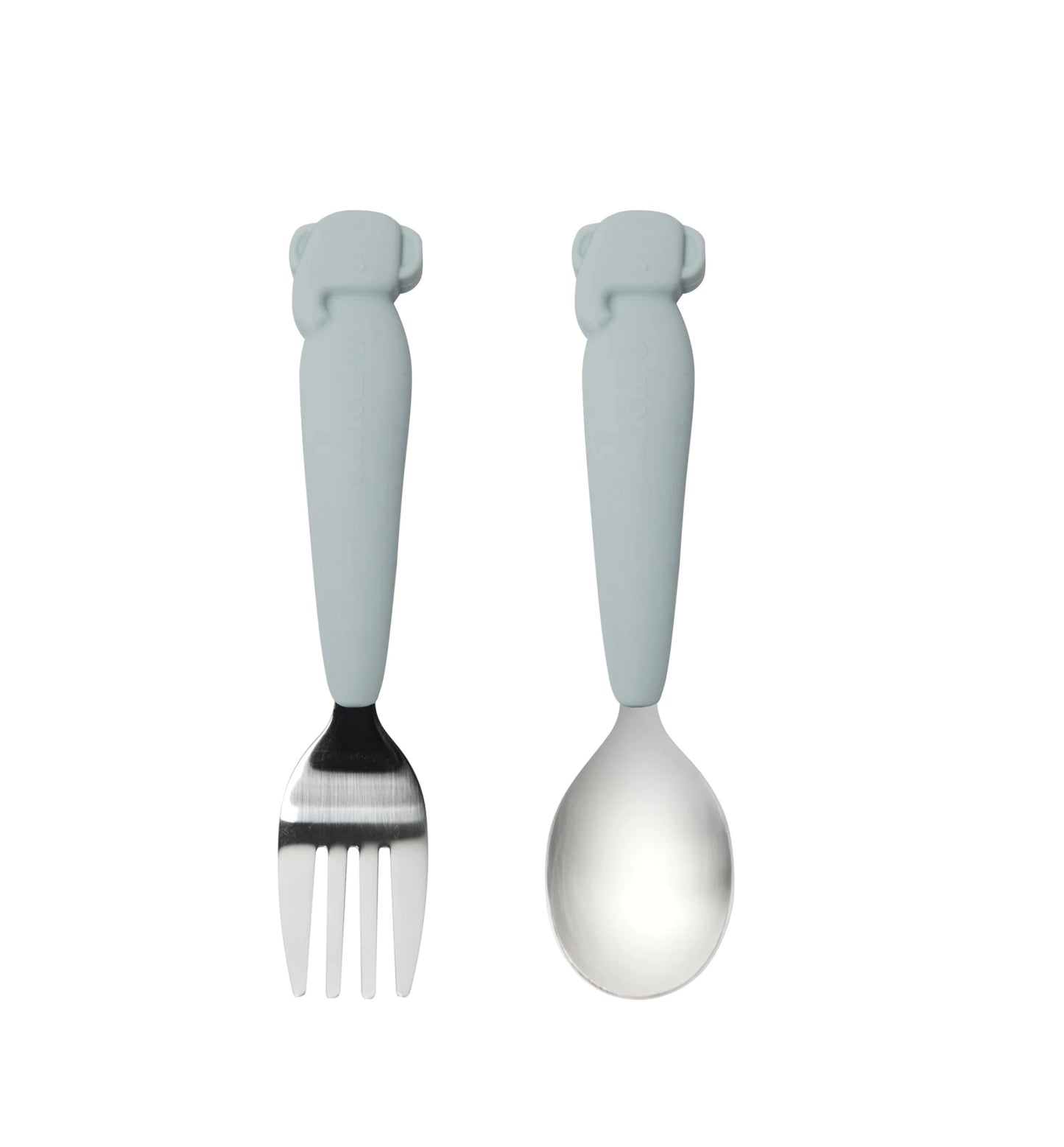 Loulou Lollipop Elephant Spoon/fork Set