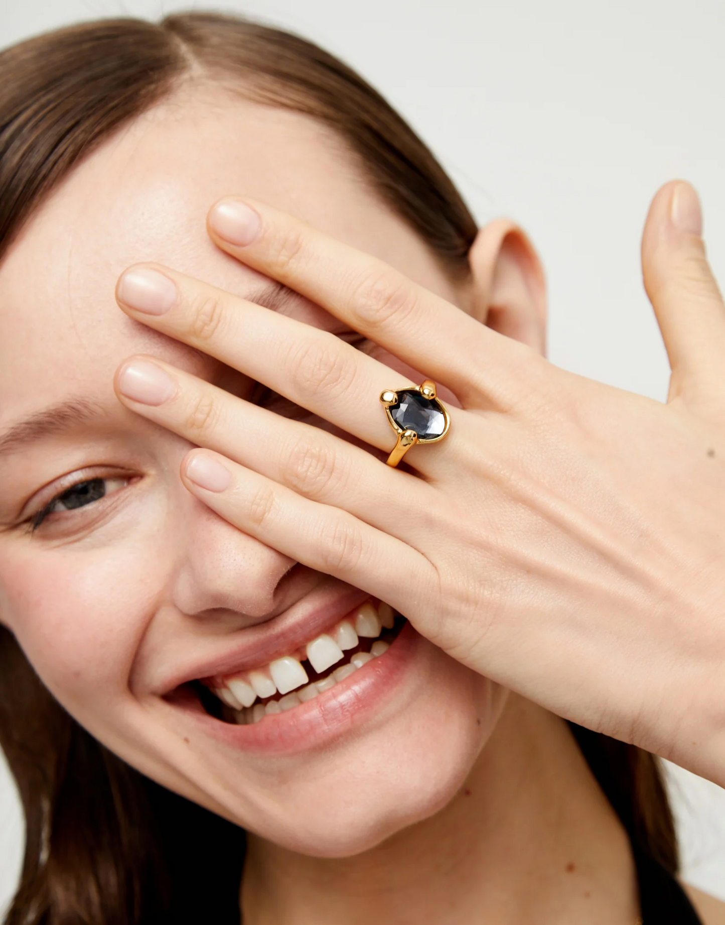 UNO de50 Ser Deslumbrante Gold Ring ANI0850NGRORO15