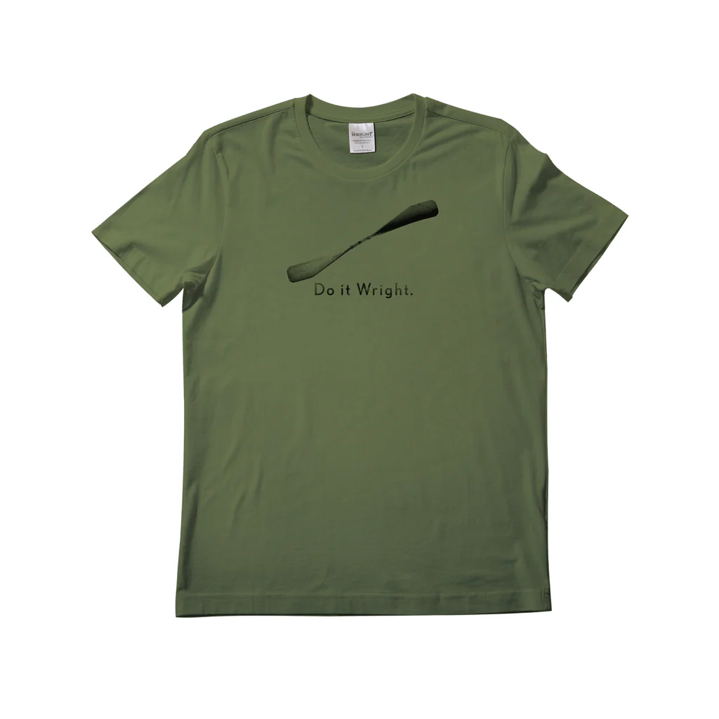 Wright Brothers Do it Wright Moss Green T-shirt