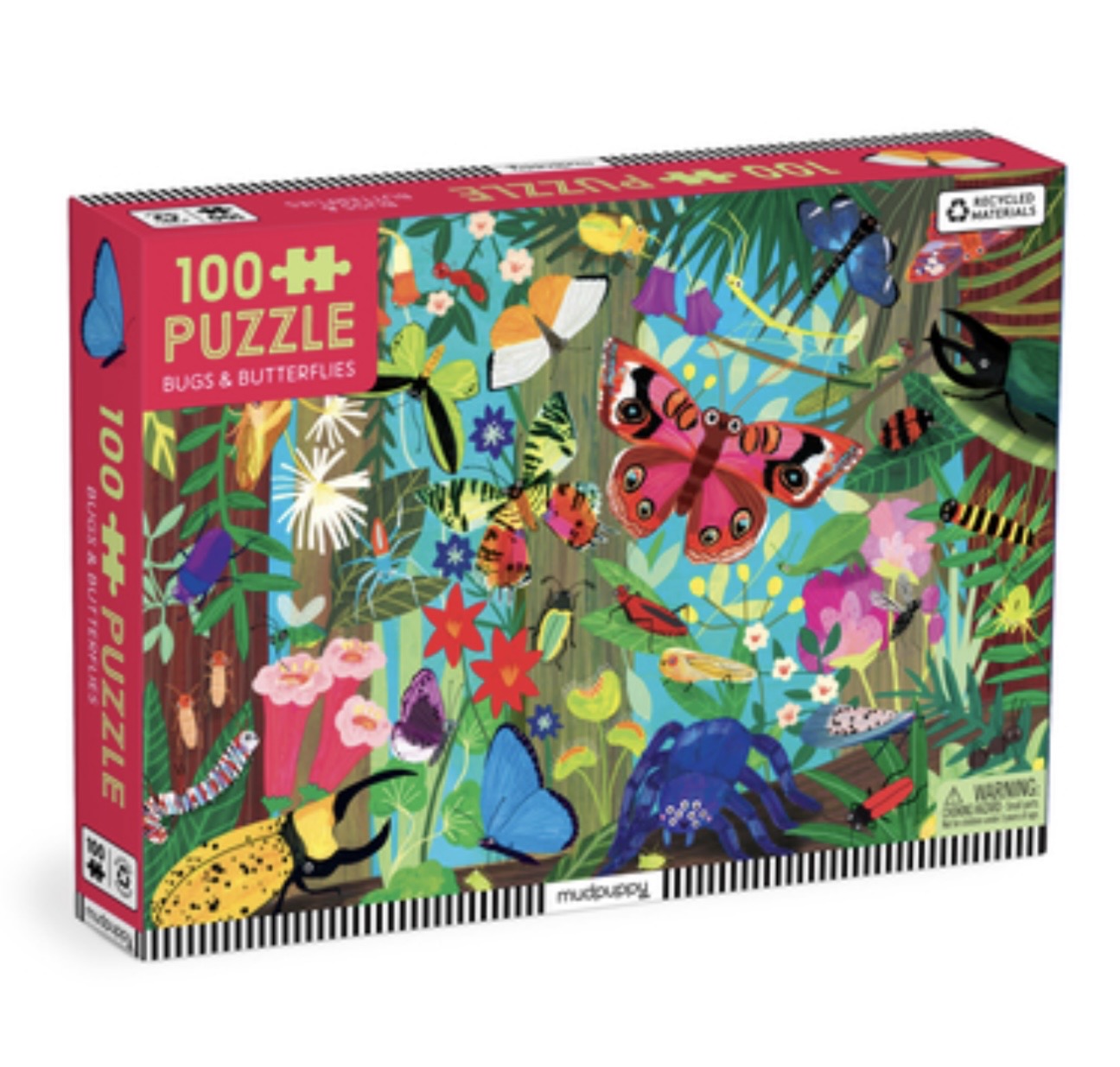 Bugs & Butterflies 100 Piece Puzzle