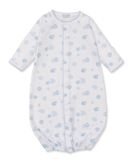 Kissy Kissy Baa Baa Baby Sheep Convertible Gown Lt Blue SM