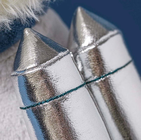 Close-up of metallic engine boosters