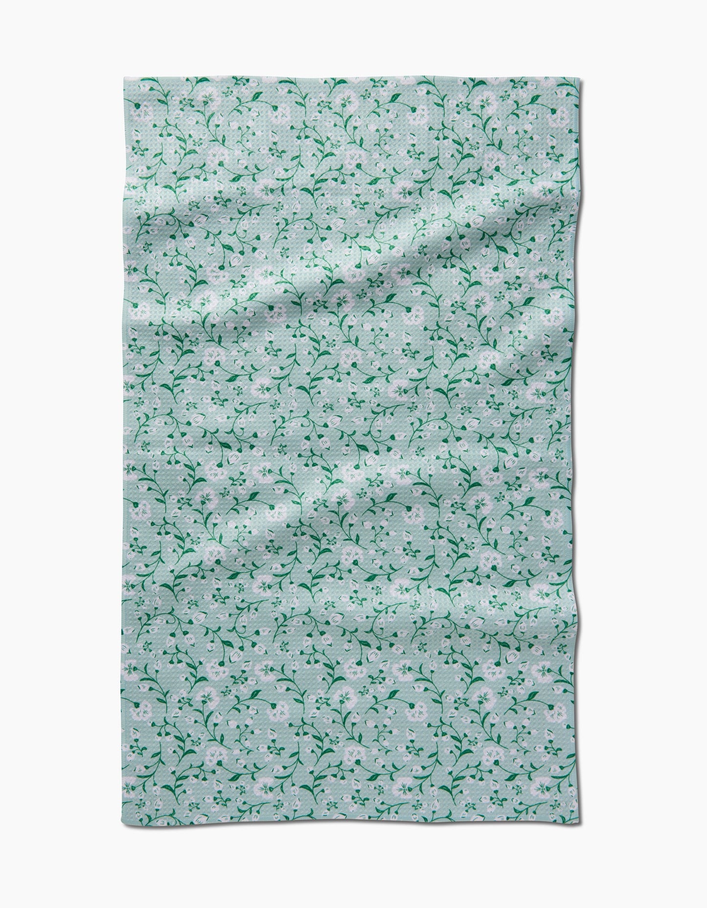 Geometry Plumbago Bloom Tea Towel