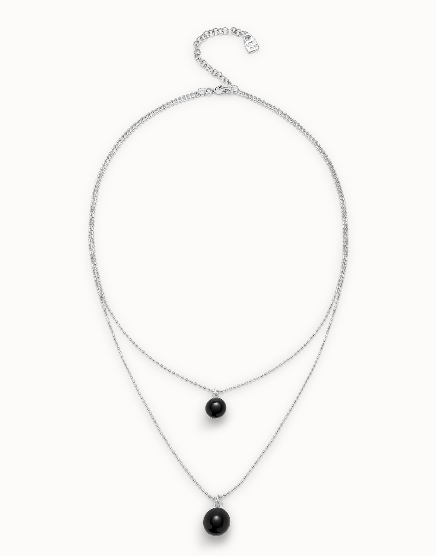 UNO de 50 Ser Fascinante Silver Gray Necklace