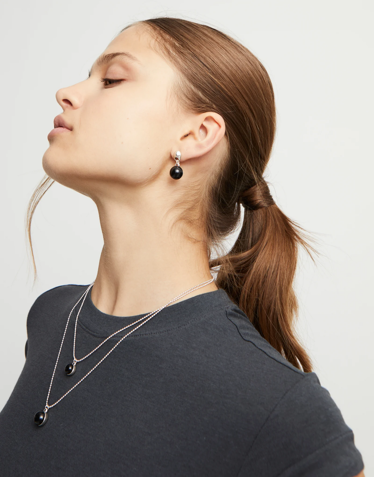 UNO de 50 Ser Fascinante Silver Gray Earrings