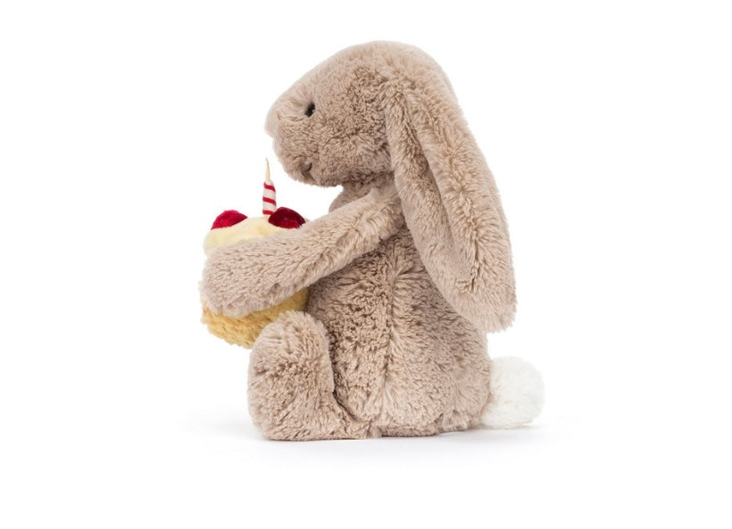 Jellycat Bashful Beige Birthday Bunny