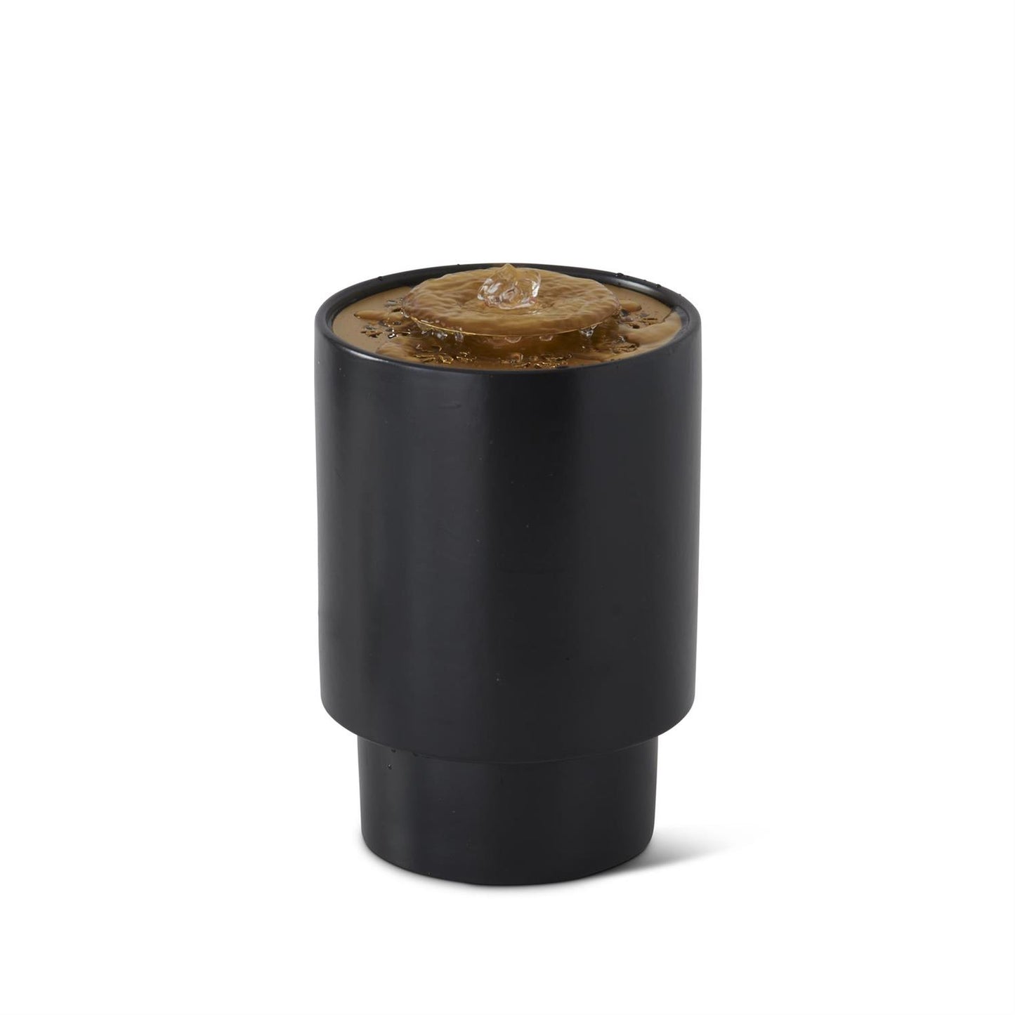 Indoor Black & Gold LED Water Fountain