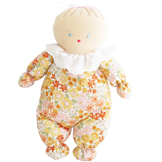 Alimrose Asleep/Awake Baby Doll Marigold 10”