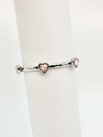 Kate Silver & Pink Bracelet