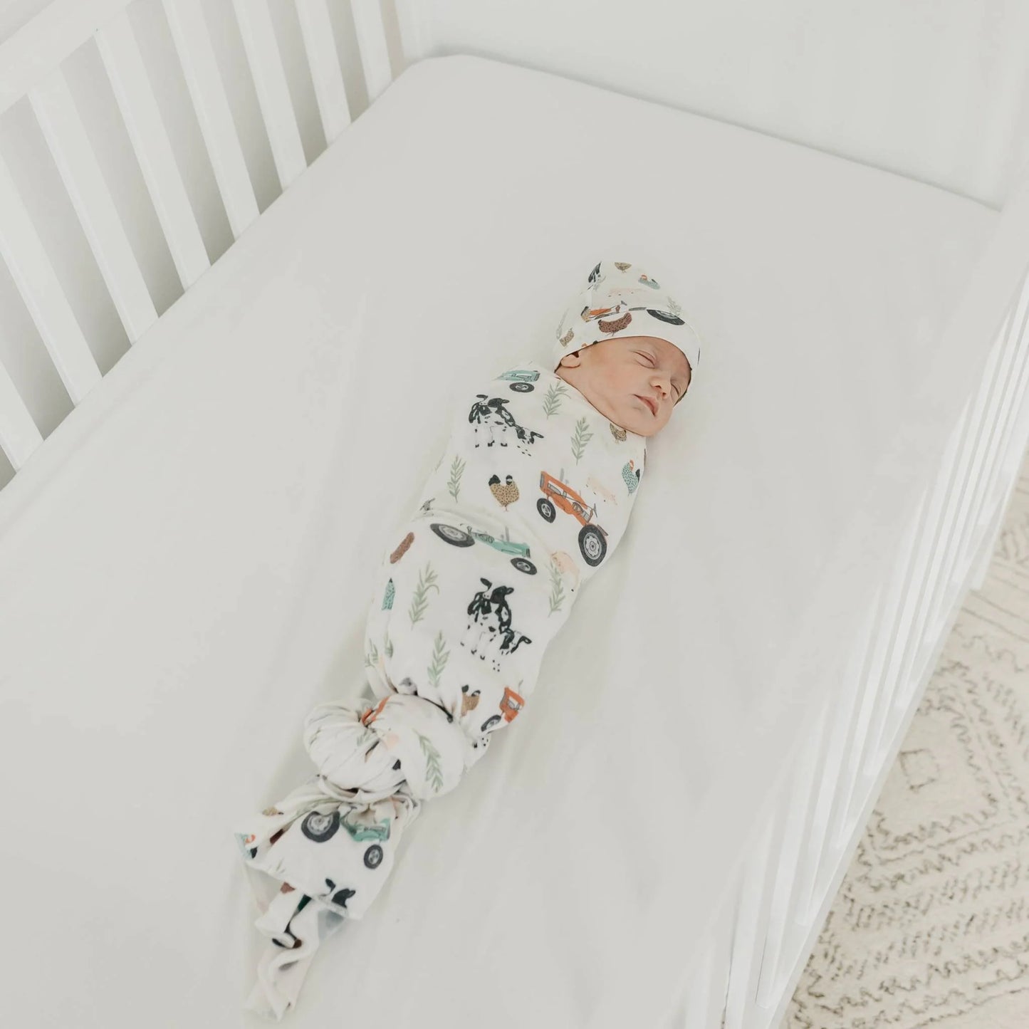 Copper Pearl Jo Knit Swaddle Blanket