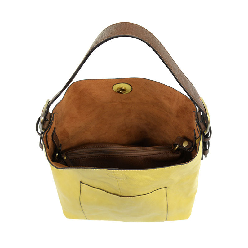 Joy Susan Classic Hobo Handbag Lemon Zest