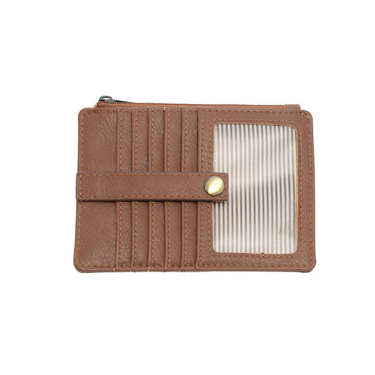 Joy Susan New Penny Mini Travel Wallet Walnut