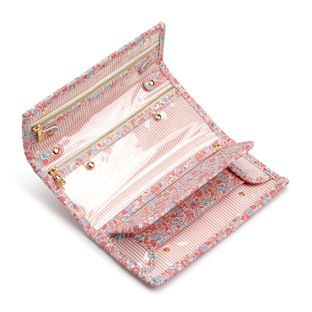 TRVL Marseille with Pink Pinstripe Jewelry Wallet