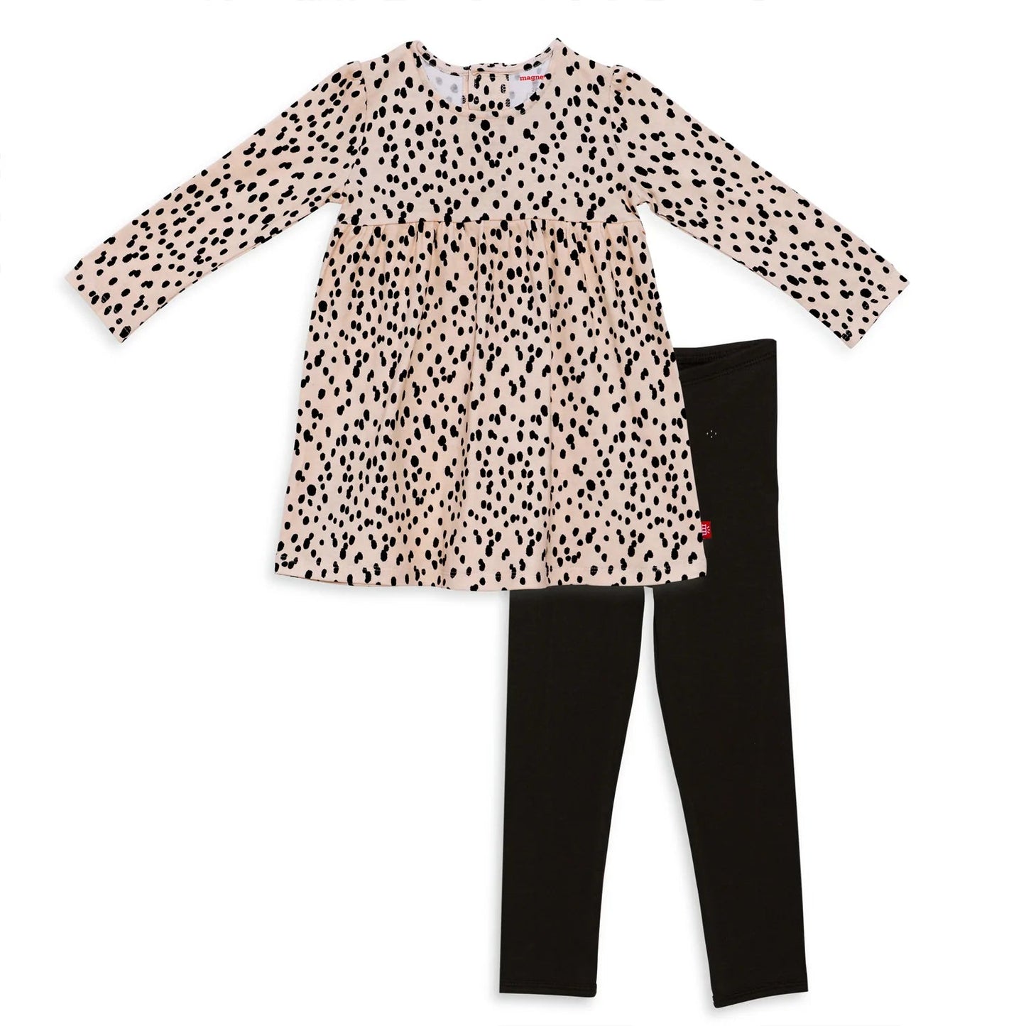 Magnetic Me Spot on Dress w/Leggings 2T