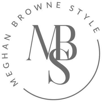 Meghan Brown Style Logo available at The Little Exchange Fine Gifts Boutique