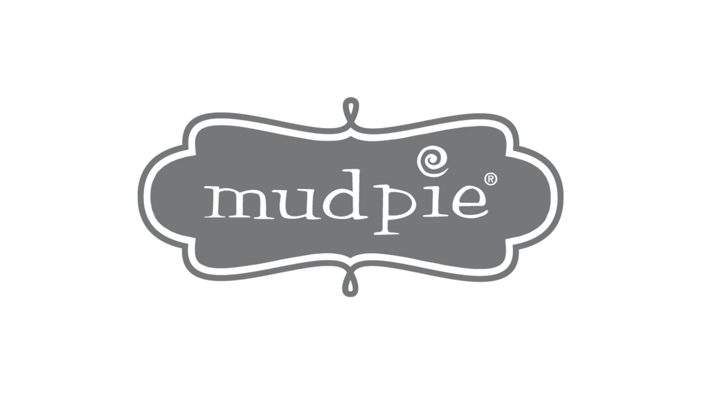 Mudpie logo sold at The Little Exchange