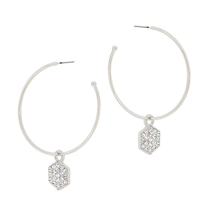 Meghan Browne Nay Silver Earrings