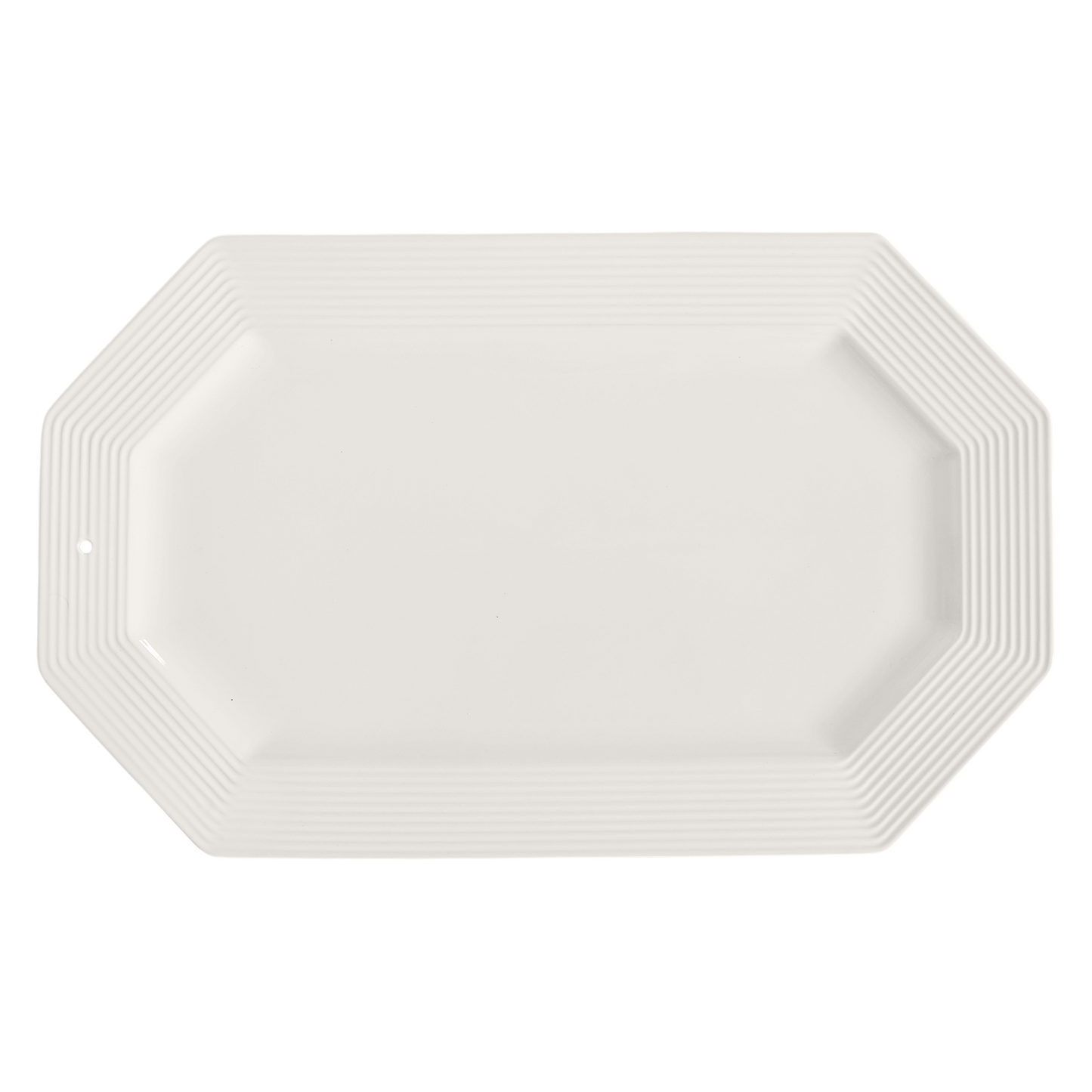 Nora Fleming Pinstripes Octagonal Platter - 09