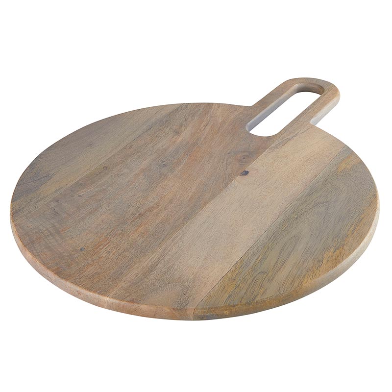 Large Round Board with Cut Out Handle