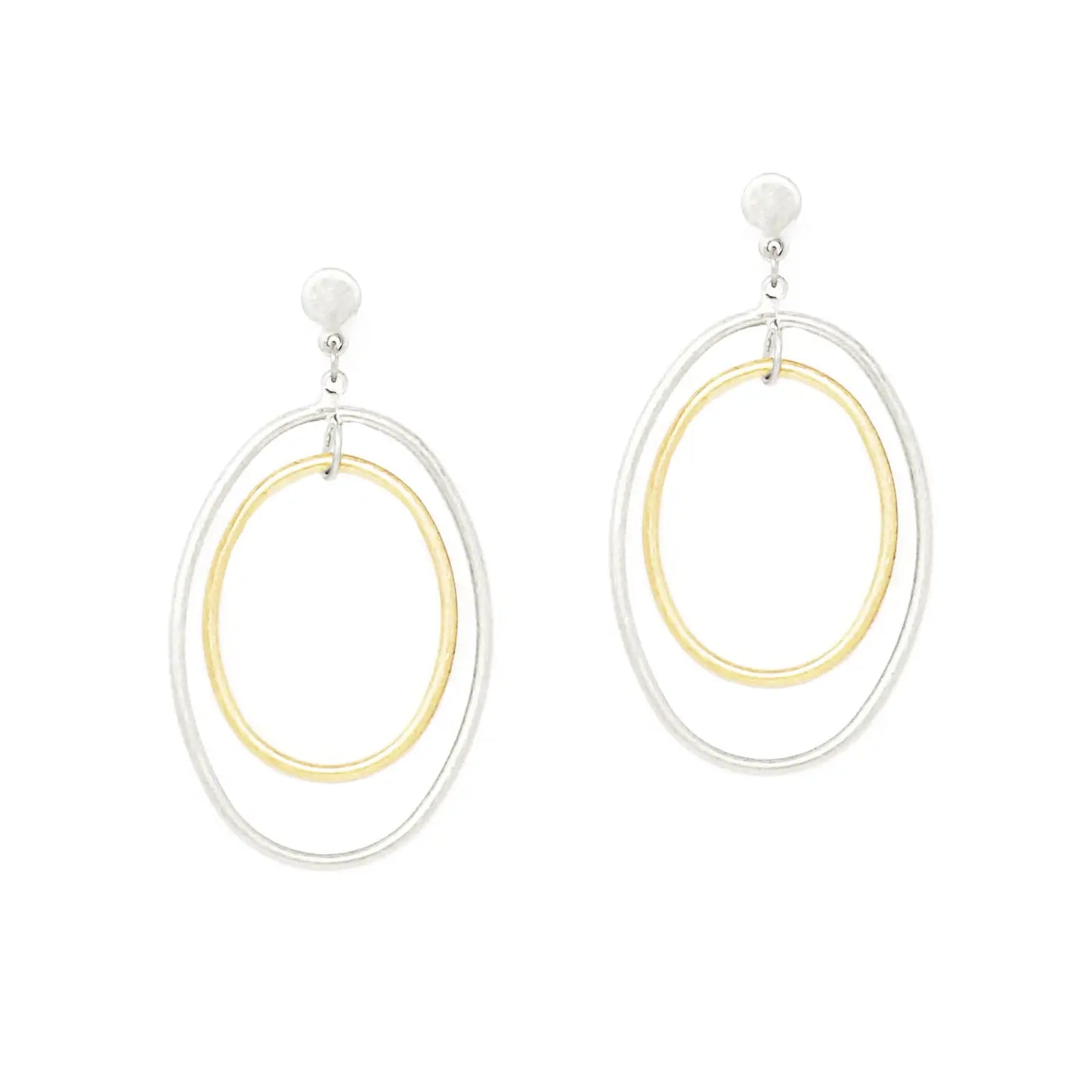 Meghan Browne Petra Gold and Silver Earrings