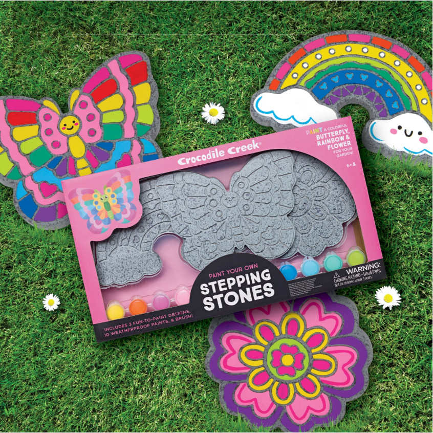 Crocodile Creek Rainbow Garden Stepping Stones