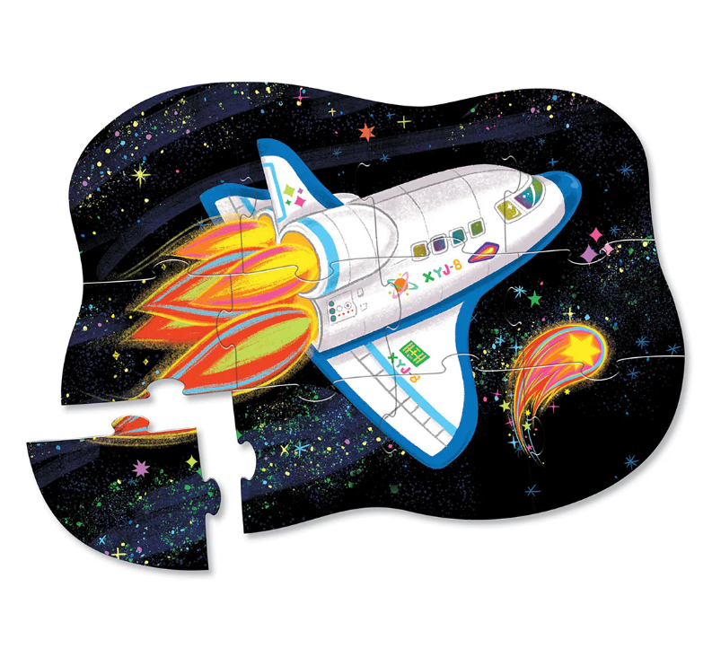 Crocodile Creek 12-Piece Mini Puzzle Blast Off