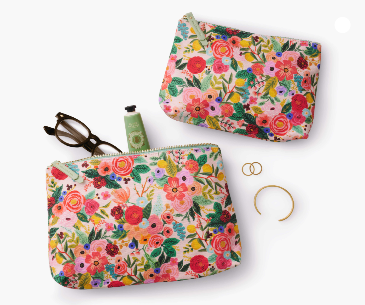 Rifle Paper Garden Party Zippered Pouch Set