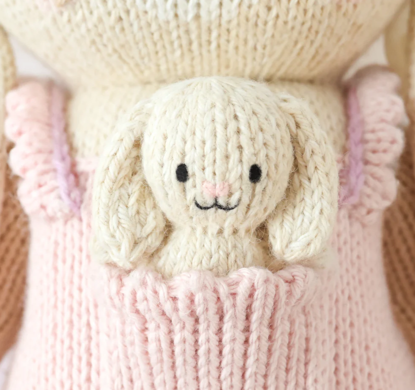 Cuddle + Kind Briar the Bunny Peony Pink 13"