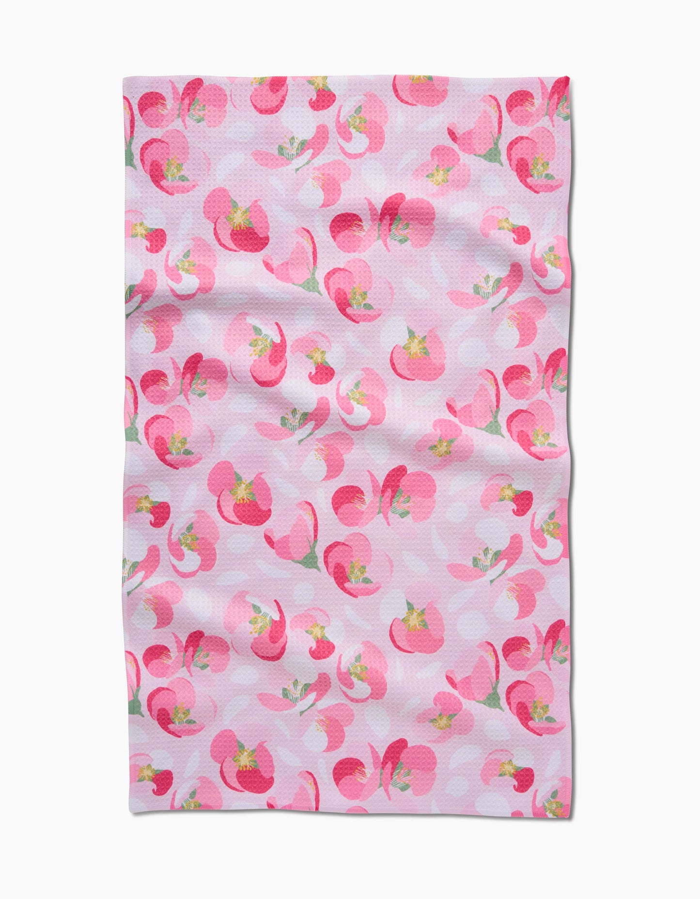 Geometry Cherry Blossom Tea Towel