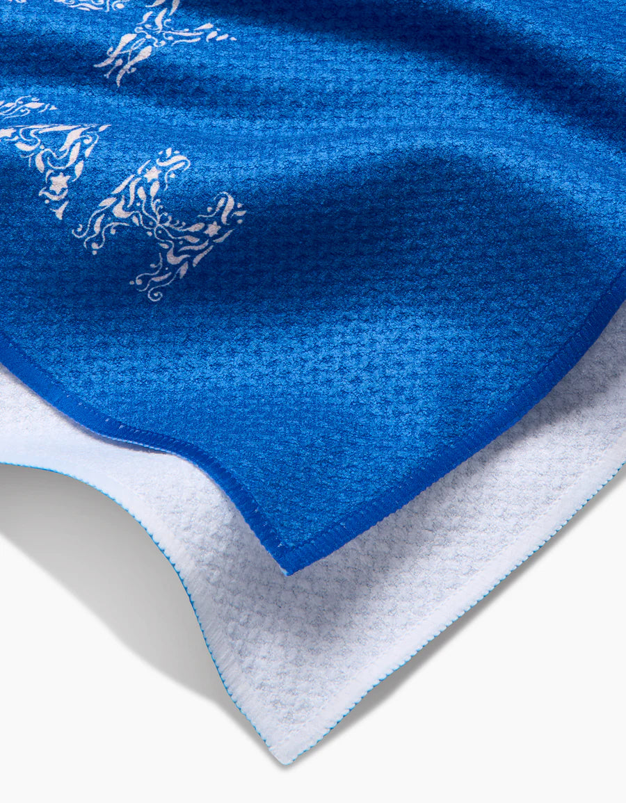 Geometry Happy Hanukkah To You Tea Towel