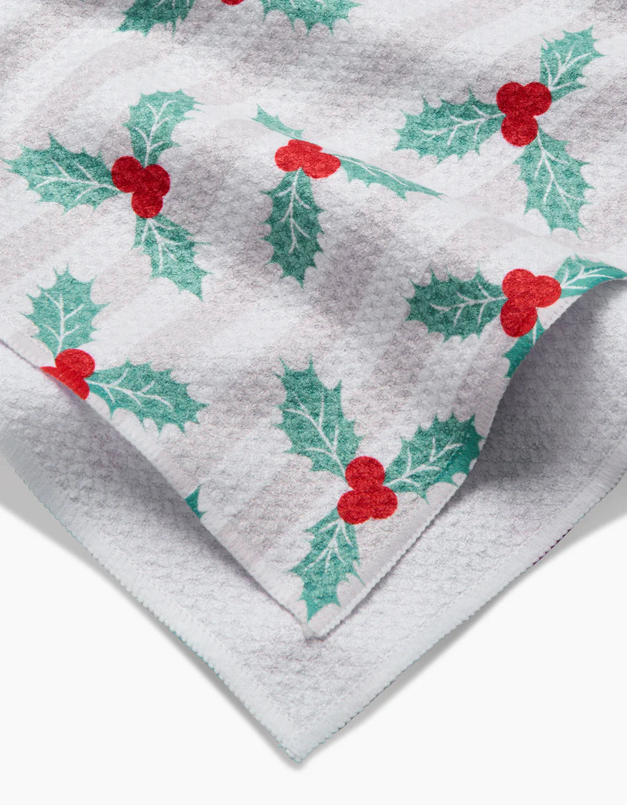 Geometry Mistle Stripe Tea Towel