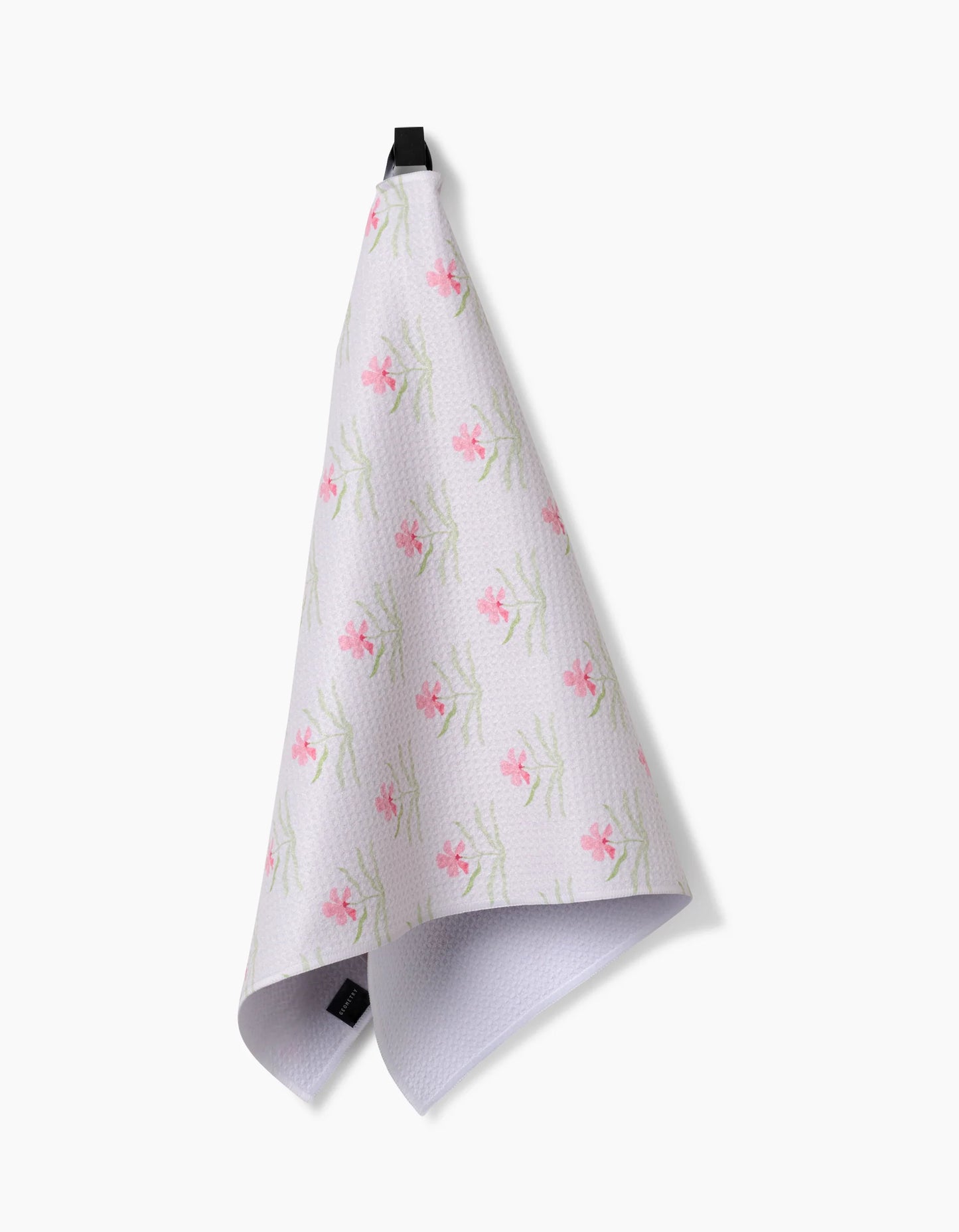 Geometry Orchids In Bloom Tea Towel