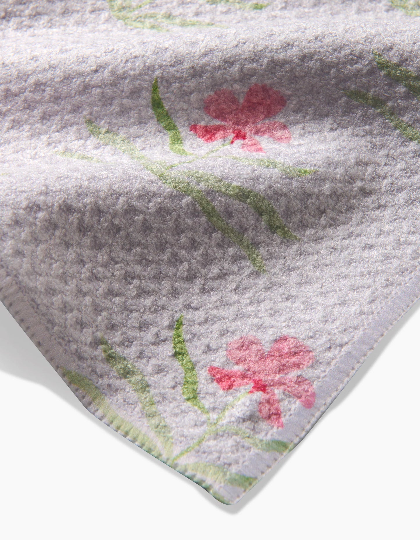 Geometry Orchids In Bloom Tea Towel
