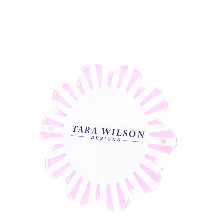 Tara Wilson Daisy Frame Pastel Pink & White