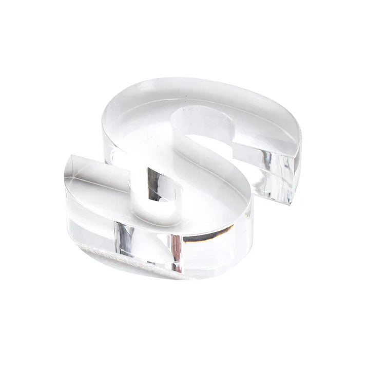 Tara Wilson Napkin Weight Letter S