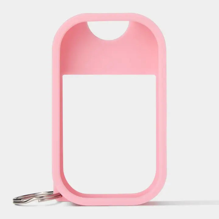 Touchland bubblegum pink hand mist case with keyring